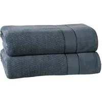 Royal Velvet Bath Sheet Set of 2 - Blue, Cotton