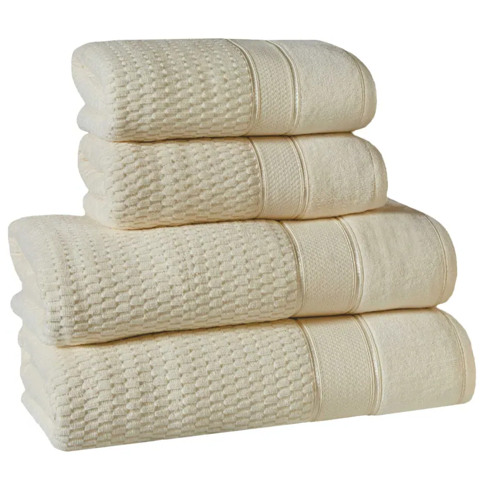 Royal Velvet Towel Bundle Set of 4 - Cream, Cotton image