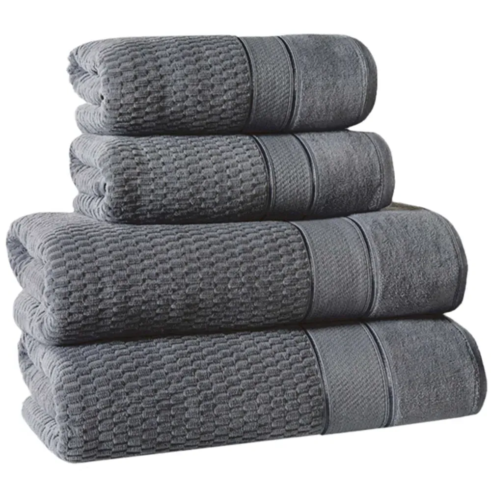Royal Velvet Woven Cotton Face Cloth - Grey