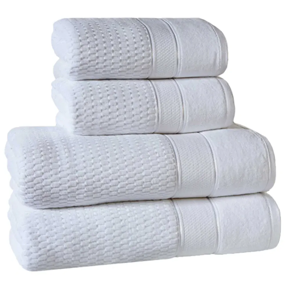Royal Velvet Woven Cotton Face Cloth - White