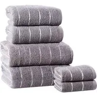 Sandringham Bath Sheet Bundle Set of 2 - Grey, Cotton