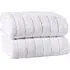Sandringham Bath Sheet Bundle Set of 2 - White, Cotton