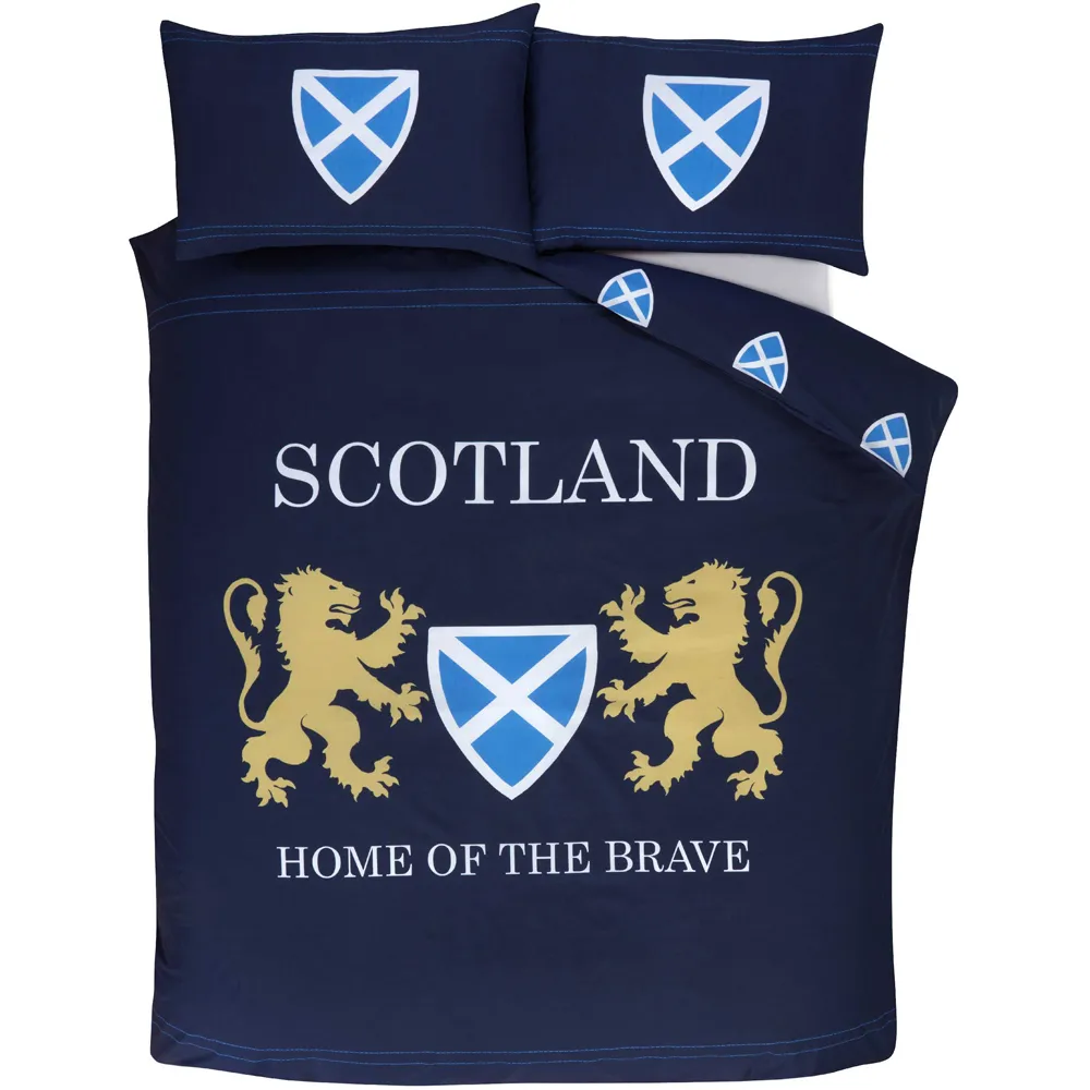 Scotland Home Of The Brave King Size Duvet Set - Multi