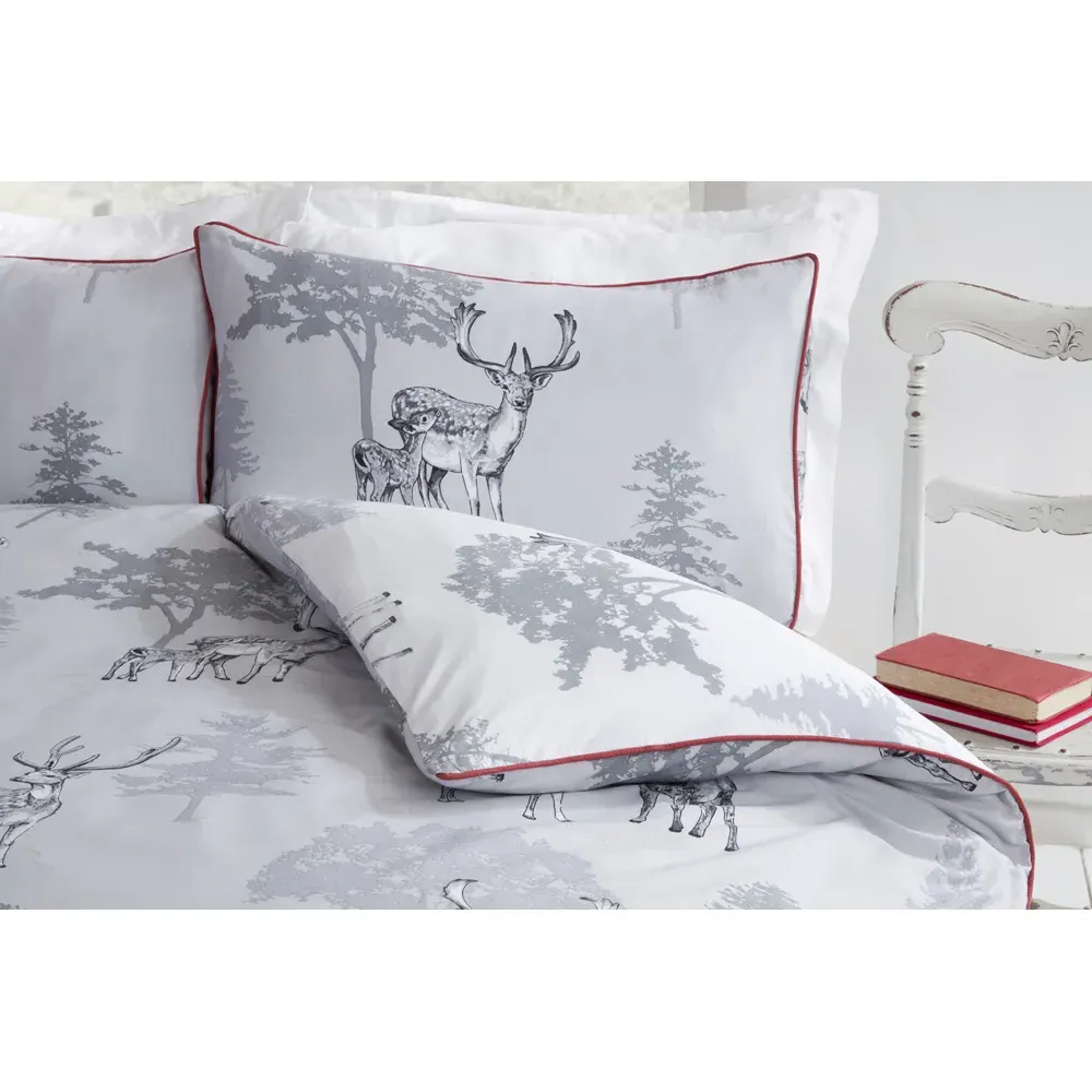 Sherwood Double Duvet Set - Grey