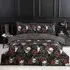 Skulls and Roses Double Duvet Set - Multicolour, Microfibre