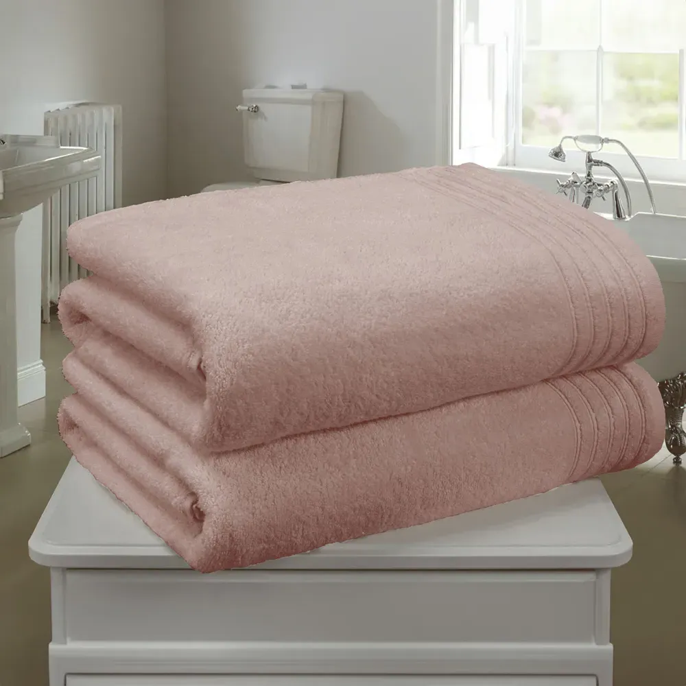 So Soft Bath Sheet Set of 2 - Pink, Cotton