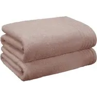 So Soft Bath Sheet Set of 2 - Pink, Cotton