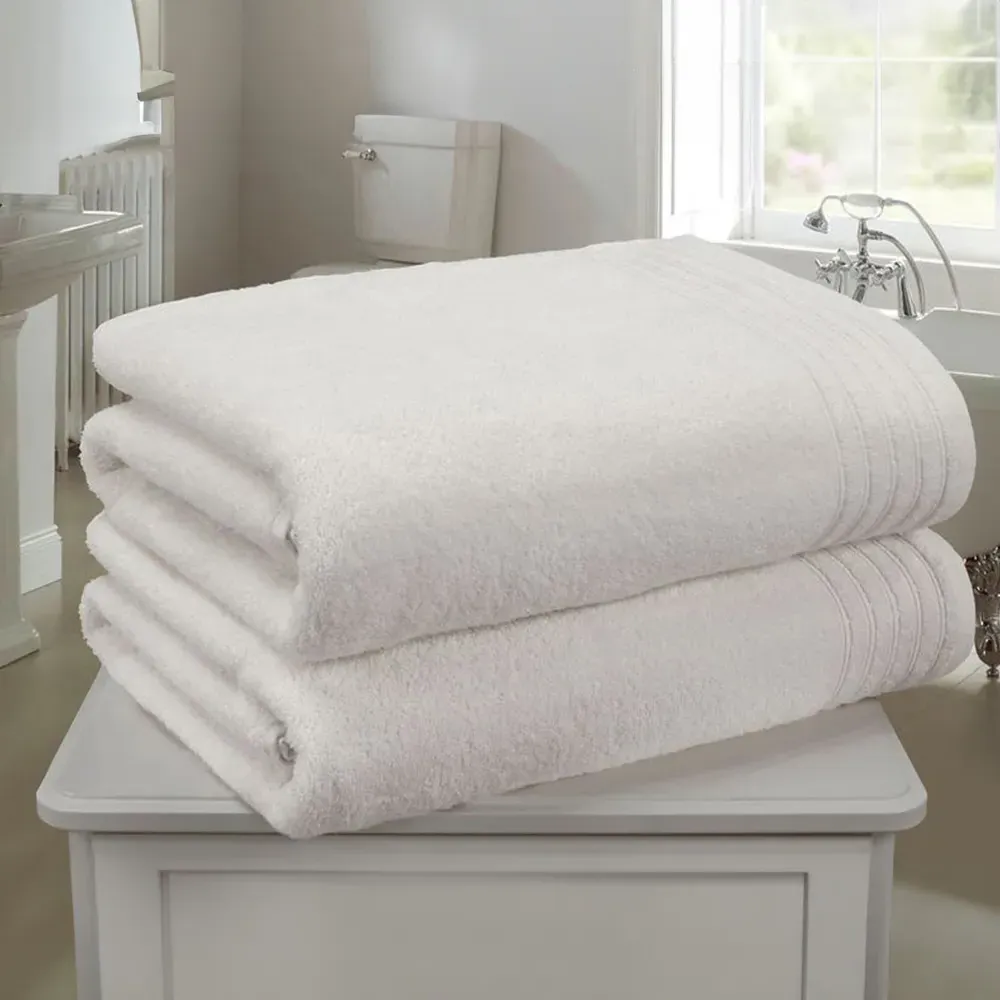 So Soft Bath Sheet - White, Cotton