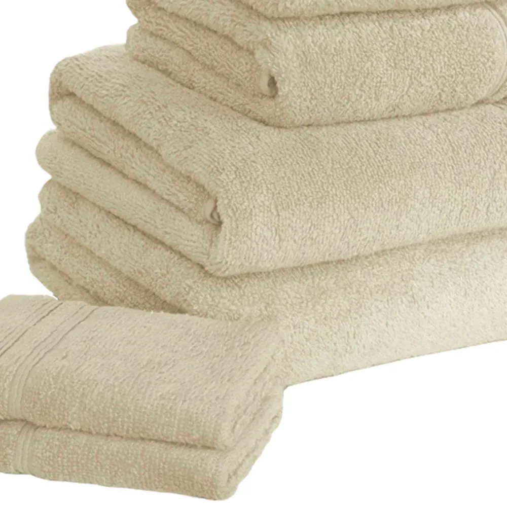 So Soft Hand and Bath Towel Bale Set of 6 - Cream, Cotton