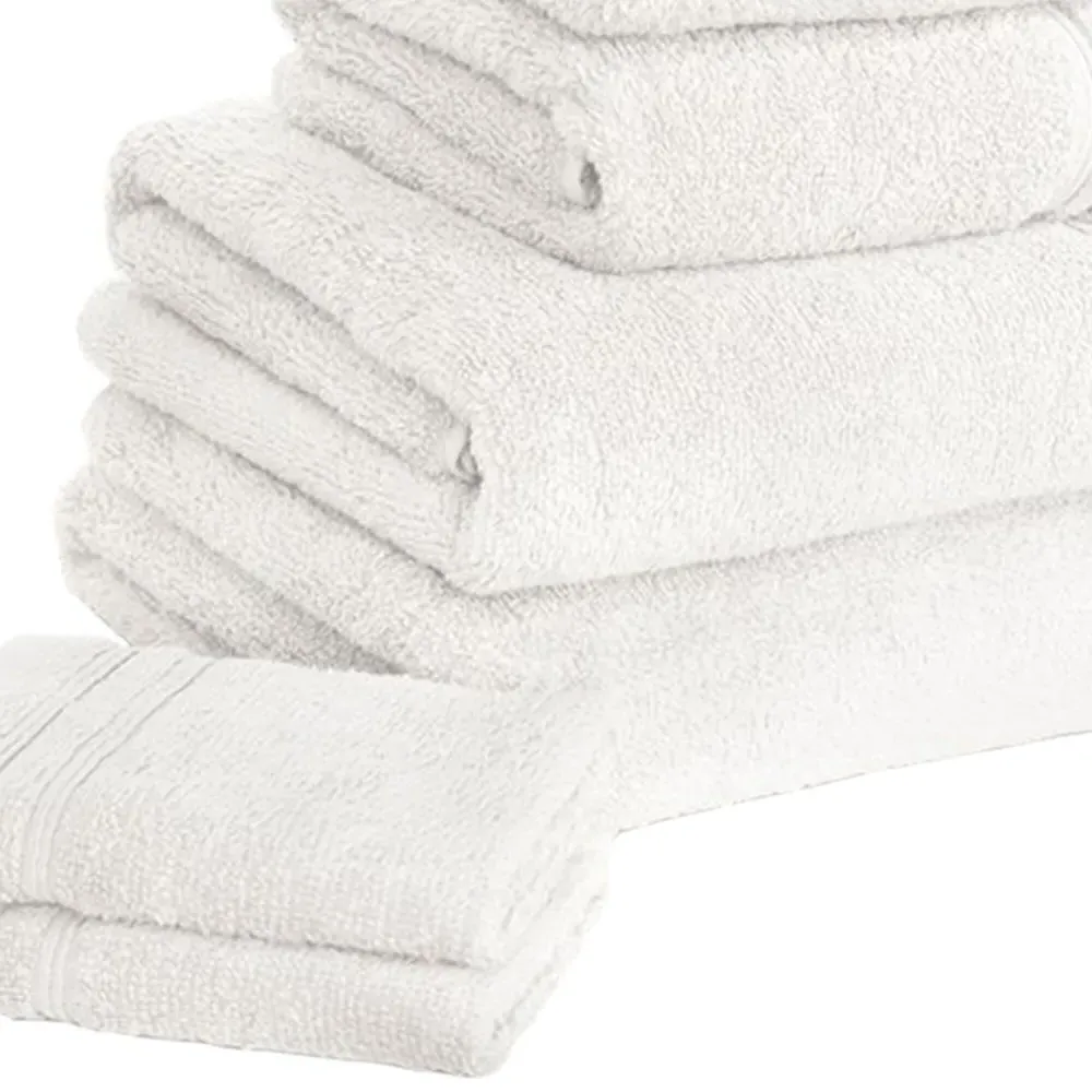 So Soft Hand and Bath Towel Bale Set of 6 - White, Cotton