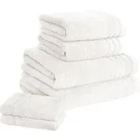 So Soft Hand and Bath Towel Bale Set of 6 - White, Cotton