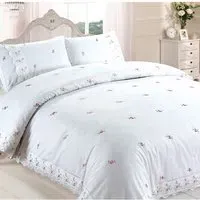 Sophie King Size Duvet Set - White