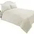 Super King 400 Thread Count Quilt Cover - Cream, Cotton Percale