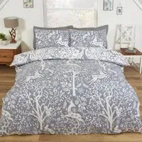 Tatton King Size Duvet Set - Grey