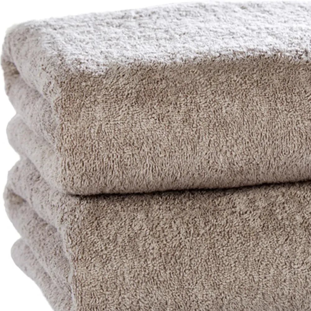 Tidal Bath Sheet Set of 2 - Natural, Cotton