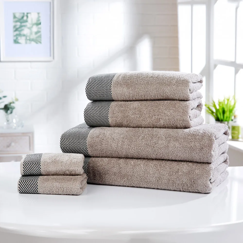 Tidal Bath Towel - Cream, Cotton