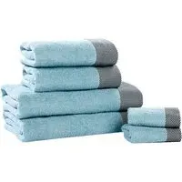 Tidal Hand Towel - Green, Cotton