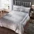 Tiffany Double Duvet Set - Silver, Velvet