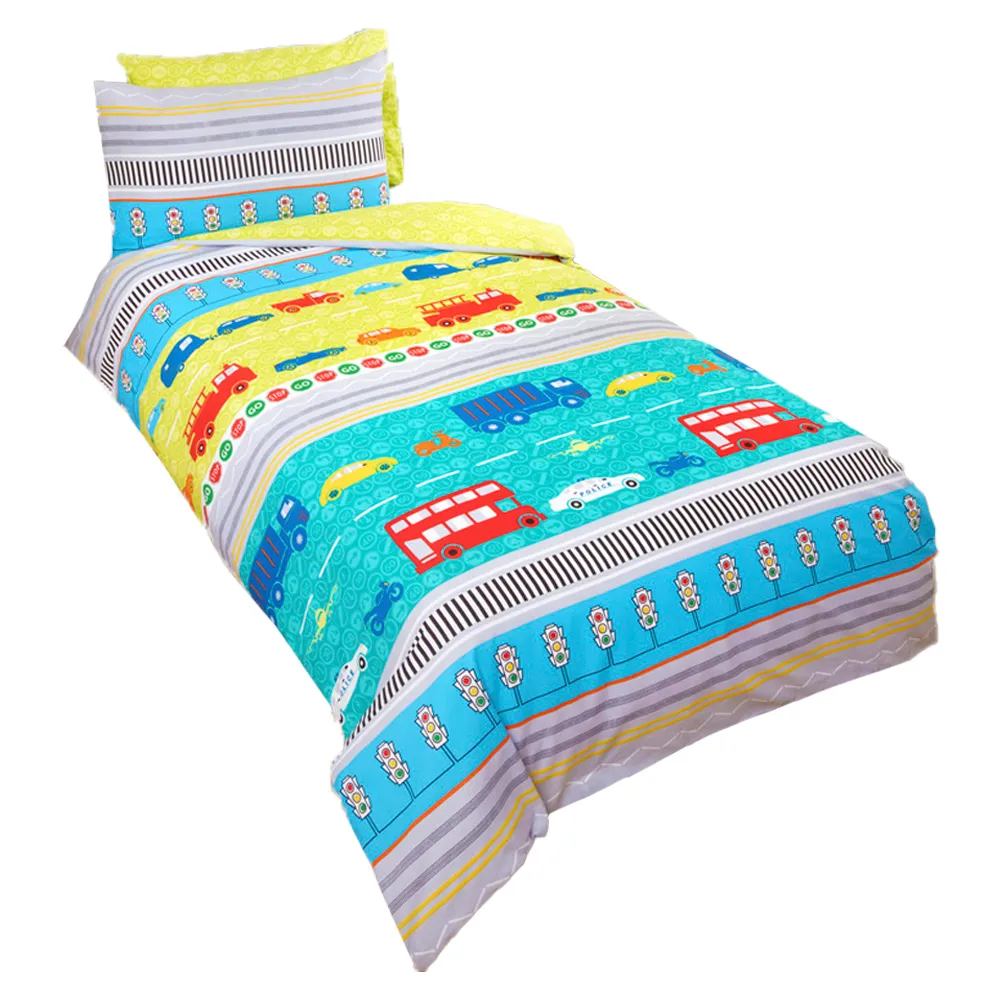 Transport Single Duvet Cover Set - Multi