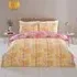 Tropical Trails King Size Duvet Cover Set - Yellow, Polyester