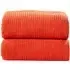 Waffle Textured Bath Sheet - Red, Cotton