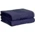 Windsor Bath Sheet Set of 2 - Blue, Cotton