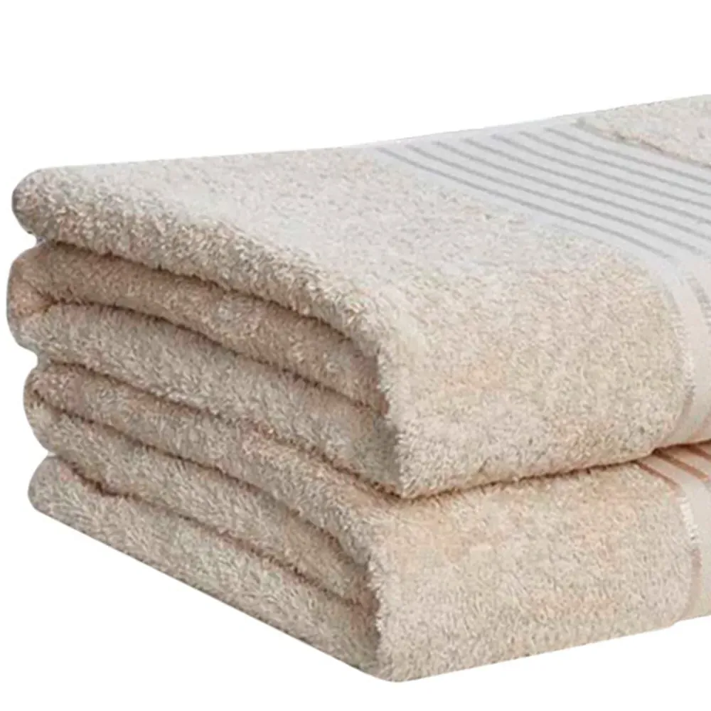 Windsor Bath Sheet Set of 2 - Brown, Cotton