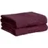Windsor Bath Sheet Set of 2 - Purple, Cotton
