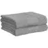Windsor Bath Sheet Set of 2 - Silver, Cotton