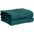 Windsor Bath Sheet Set of 2 - Teal, Cotton