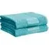 Windsor Bath Sheet Set of 2 - Turquoise, Cotton