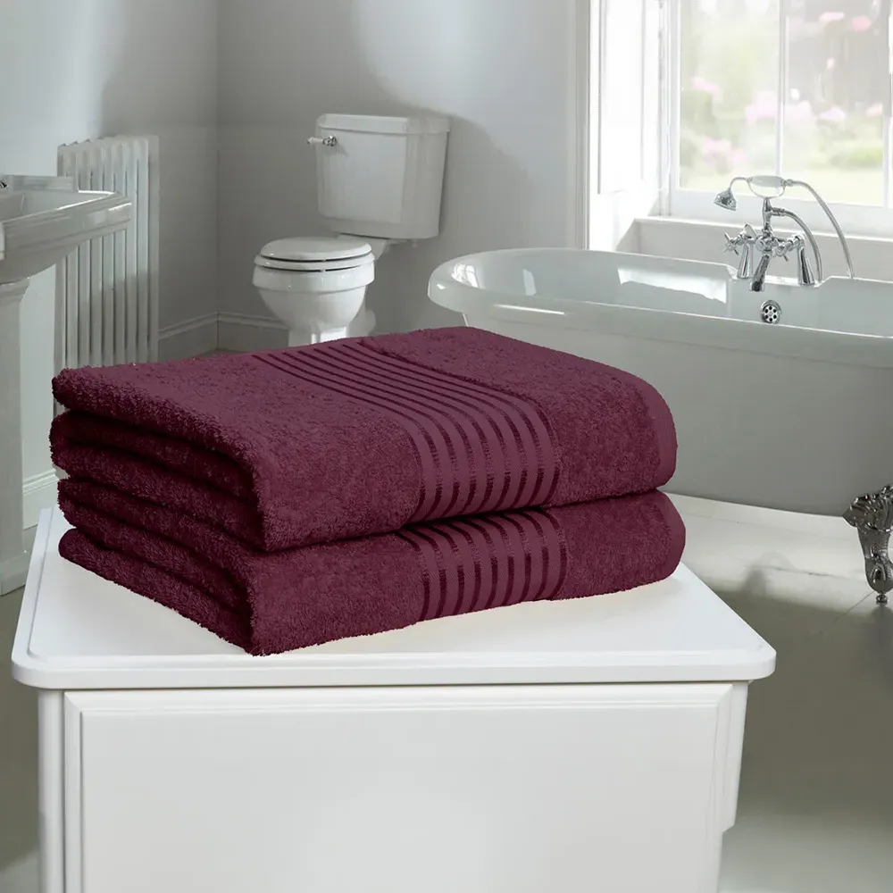 Windsor Face Cloth - Purple, Cotton