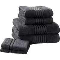 Windsor Pure Cotton Towel Bundle Set of 6 - Grey