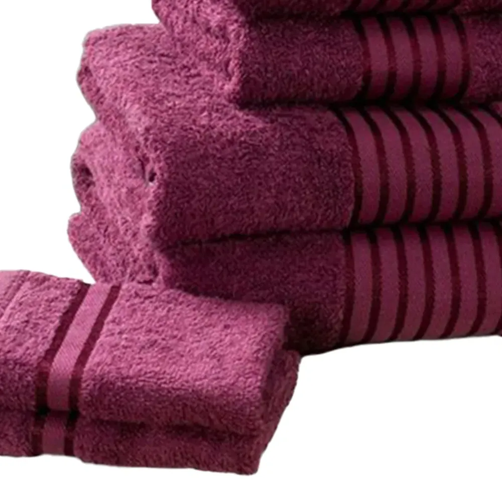 Windsor Pure Cotton Towel Bundle Set of 6 - Purple