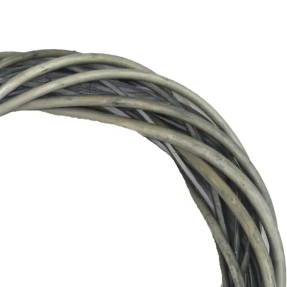 Antique Wash Small Wicker Ring Wreath - Brown