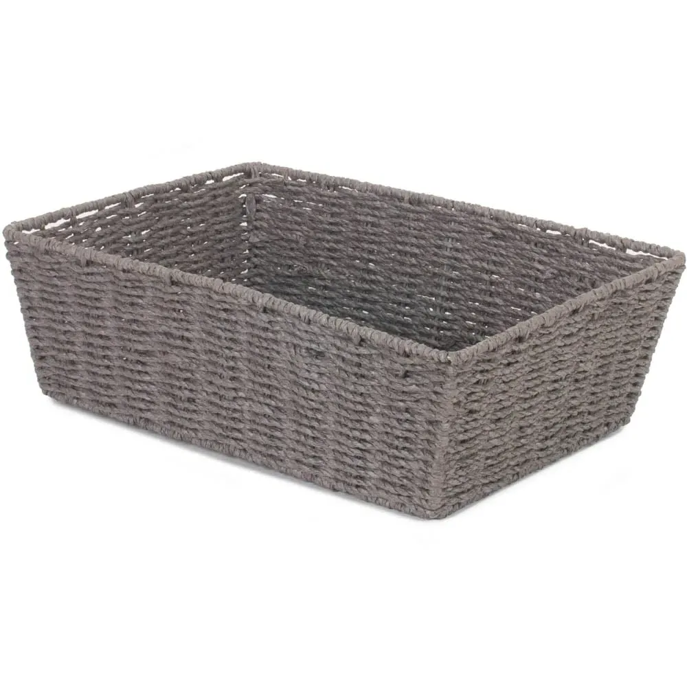 Extra Large Paper Rope Serving Tray - Grey