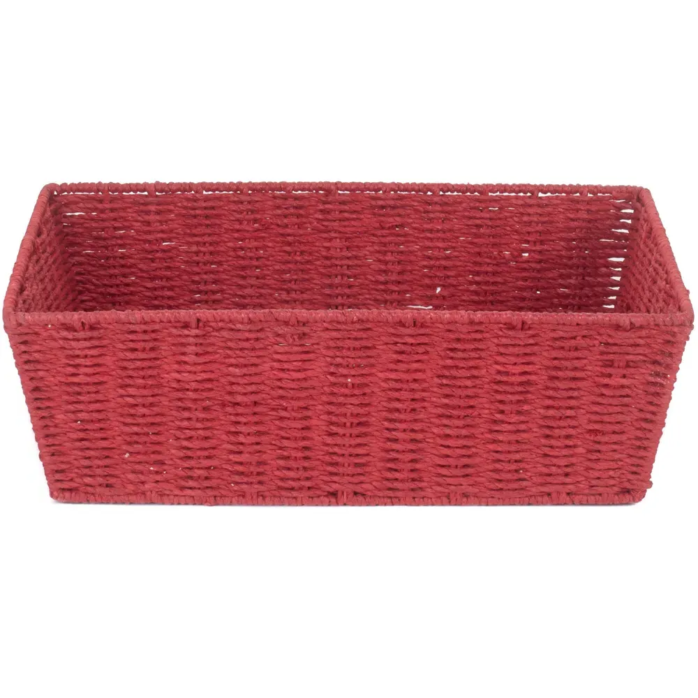 Extra Large Paper Rope Tray - Red