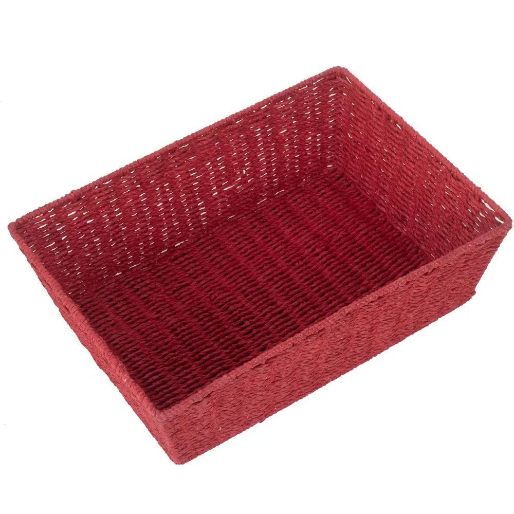 Extra Large Paper Rope Tray - Red