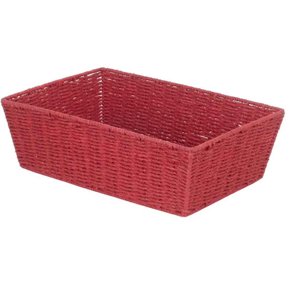 Extra Large Paper Rope Tray - Red image