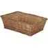 Extra Large Tapered Willow Tray - Brown, Split Willow