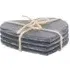 Heart Shaped Slate Coasters Set of 4 - Grey
