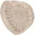 Large Heart Shaped Wicker Tray - White
