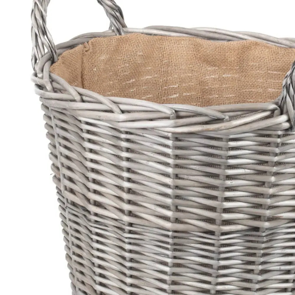 Large Log Basket - Brown, Willow