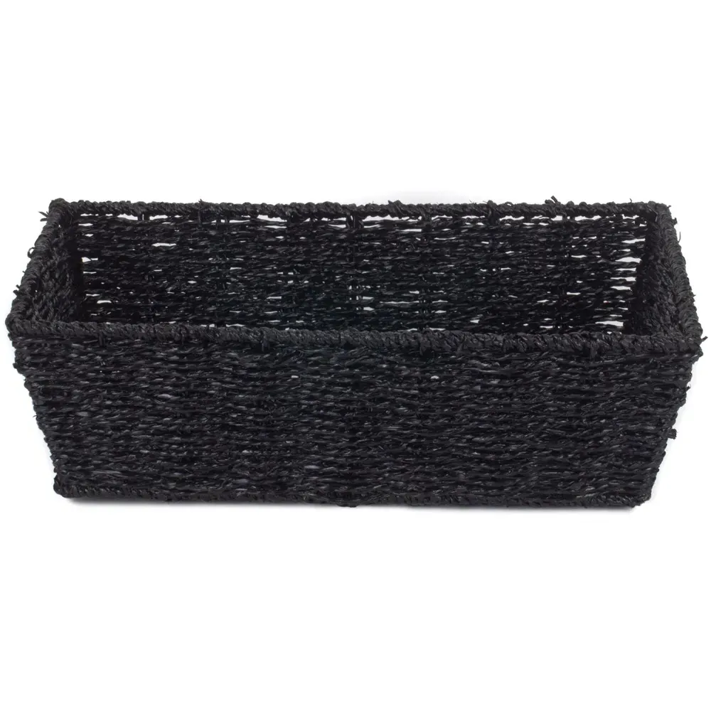 Large Paper Rope Tray - Black