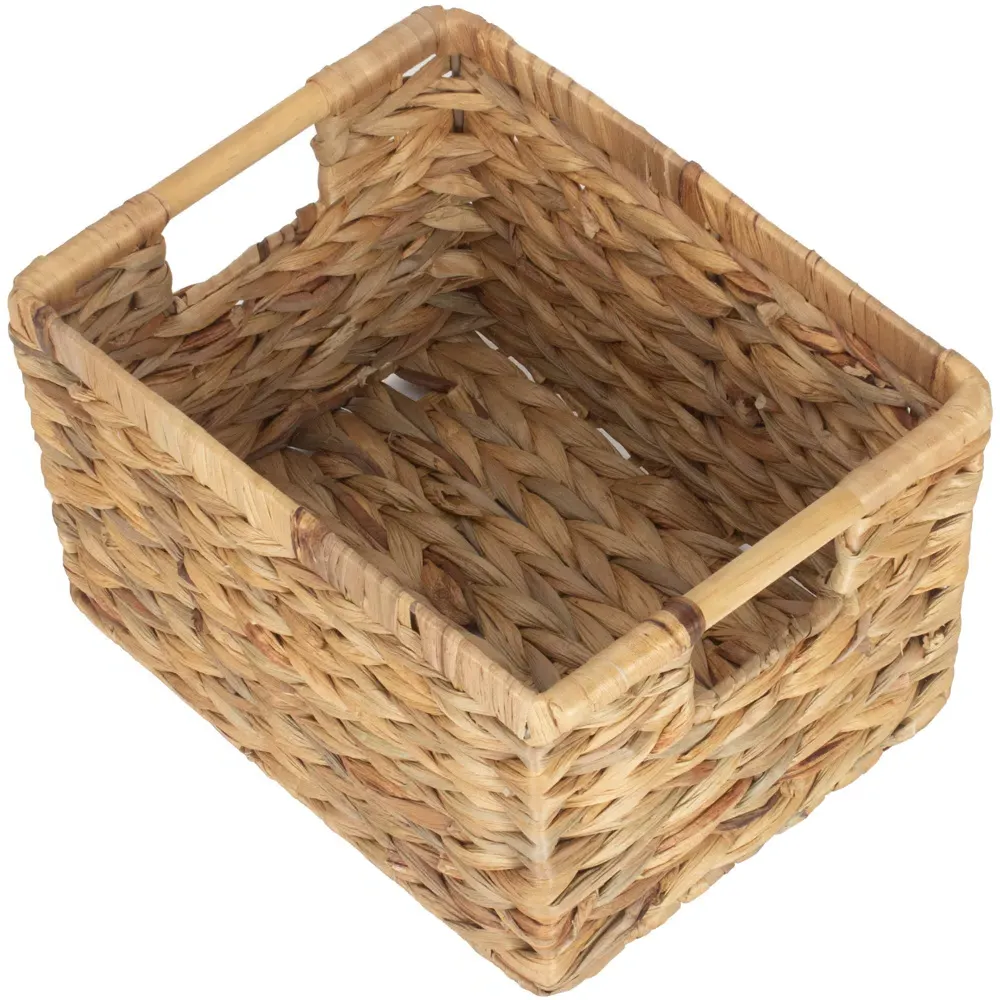 Medium Nordic Water Hyacinth Storage Basket - Brown