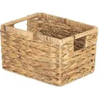 Medium Nordic Water Hyacinth Storage Basket - Brown
