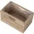Oak Effect Wooden Planter - Brown