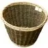 Round Rustic Log Basket - Brown, Willow