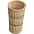 Round Umbrella Walking Stick Wicker Basket - Brown