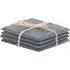 Set of 4 Square Slate Coasters - Grey